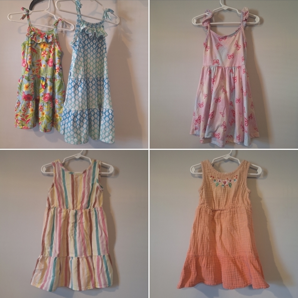 Tommy Bahama & More Kids Dress Bundle Lot 5 Pc. Toddler Girls 2t & 3t